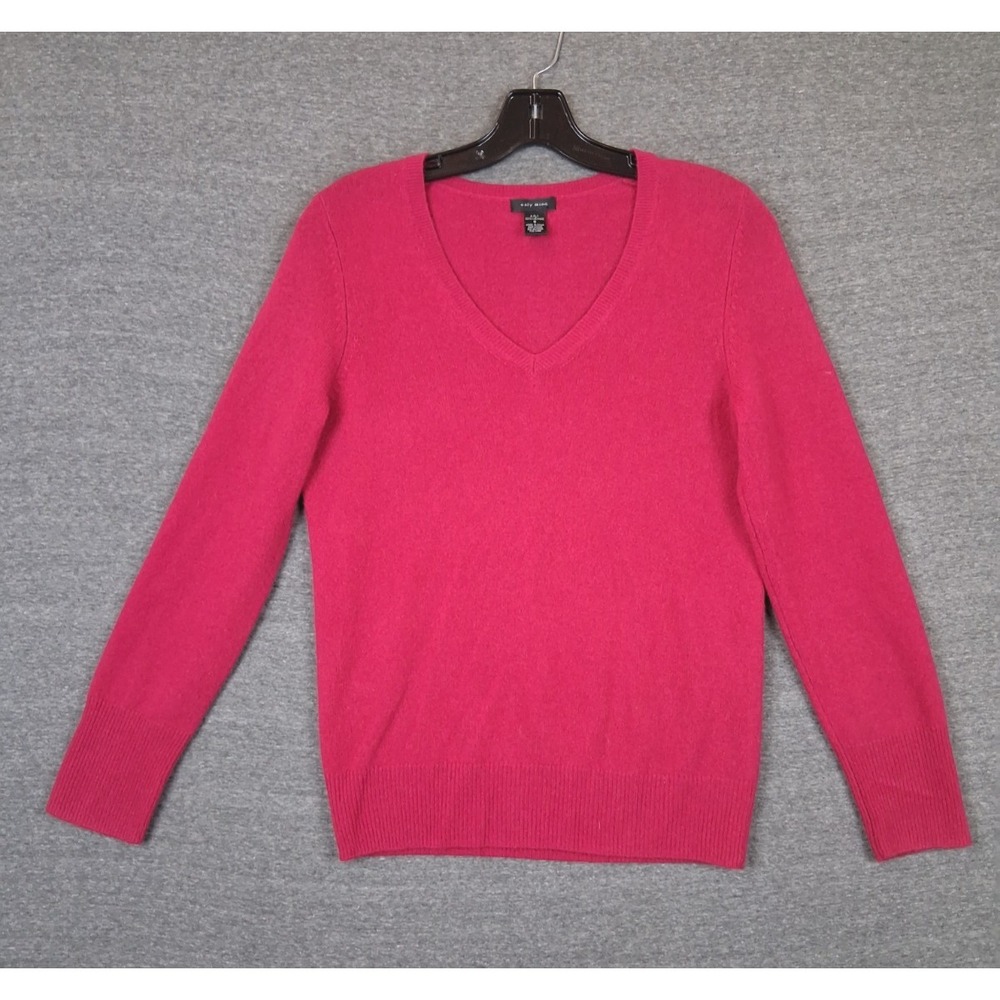 Only Mine Womens Sweater S 100% 2 Ply Cashmere Quiet Luxury Elevated Capsule